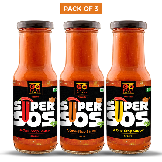 SuperSOS Pack of 3 - Hot Medium and Mild